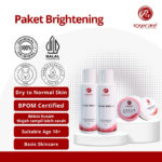 PAKET BRIGHTENING ROSECARE SKINCARE MENCERAHKAN ANTI KUSAM