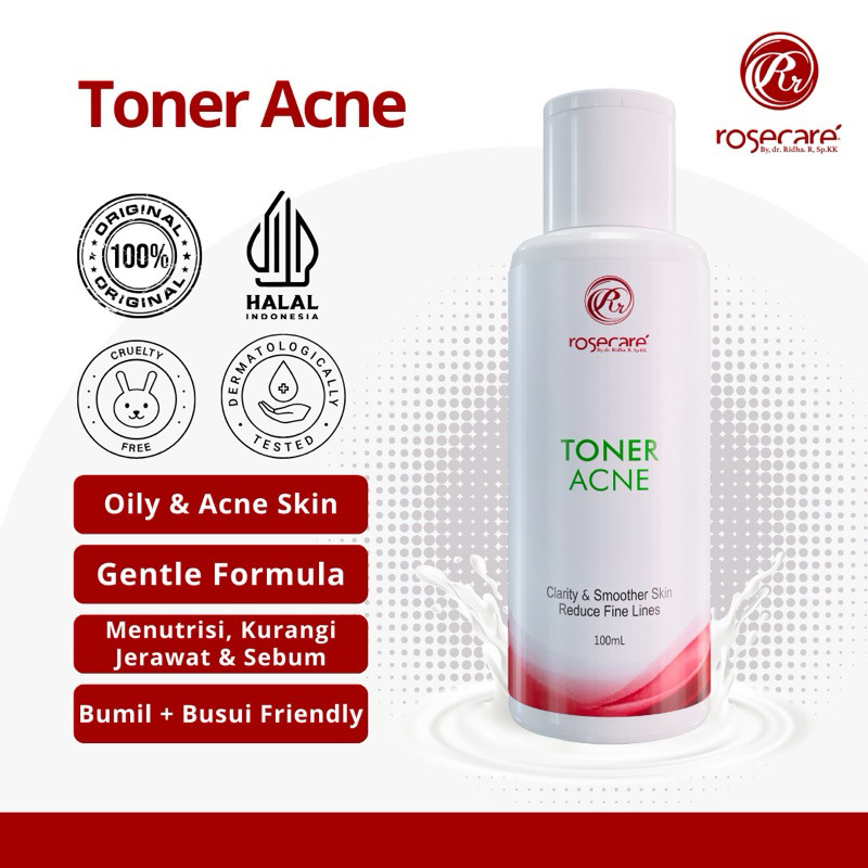 id-11134207-7r98u-lr65n4susdeh14.jpg TONER ACNE ROSECARE SKINCARE PENYEGAR KULIT BERJERAWAT ACNE SKIN BPOM HALAL - Gambar 1
