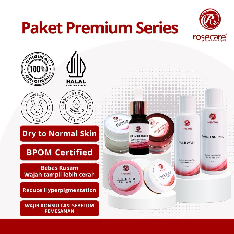 id-11134207-7r98v-luk5z43q2ft64f.jpg PAKET PREMIUM ROSECARE GO GLOWING BPOM SKINCARE CREAM WAJAH KRIM GLOW MENCERAHKAN MENGHILANGKAN KUSAM FLEK HITAM KERUTAN - Gambar 1