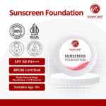 SUNSCREEN FOUNDATION ROSECARE SPF 50 TABIR SURYA + FOUNDATION DALAM 1 PRODUK SHADE NATURAL