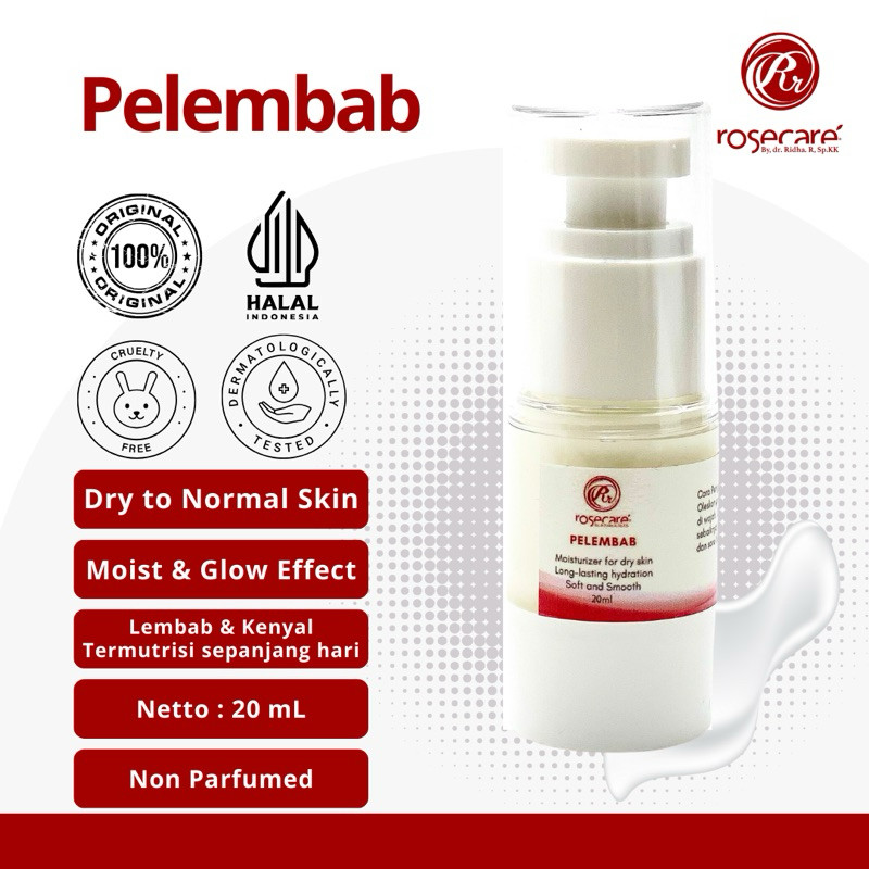 id-11134207-7r98x-lra52hjov5muac.jpg PELEMBAB ROSECARE 20ML • DAY CREAM • MOISTURIZER GLOWING SKIN CARE HALAL BPOM KEMASAN JUMBO - Gambar 1