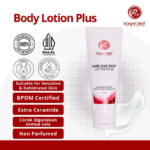 BODY LOTION WITH CERAMIDE NON PARFUMED BPOM HALAL MUI MO KO CREAM LEHER LIPATAN ROSECARE