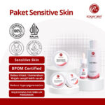Skincare Paket Sensitive Skin Rosecare Cream Wajah Krim Dokter Untuk Kulit Sensitif Kering Ampuh