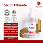 SERUM ULTIMATE ROSECARE ATASI HIPERPIGMENTASI FLEK HITAM MELEMBABKAN MENCERAHKAN