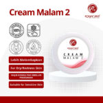 CREAM MALAM 2 ROSECARE PERAWATAN WAJAH GLOWING UNTUK KULIT NORMAL - DRY SKIN KULIT KERING / WAJAH LEBIH LEMBAB & KENYAL
