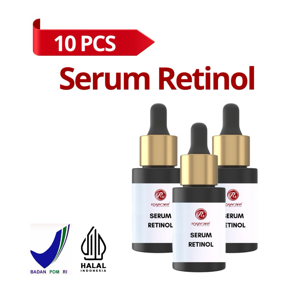 id-11134207-7ra0g-mbd46wg247mhf6.jpg PAKET BUNDLING 10 PCS SERUM RETINOL ROSECARE - Gambar 1