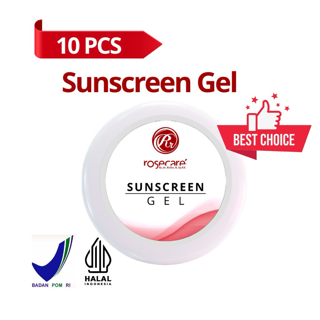 id-11134207-7ra0j-mbe16110b02s5f.jpg PAKET BUNDLING 10 PCS SUNSCREEN GEL ROSECARE HALAL MUI BPOM CERTIFIED GLOWING SKIN - Gambar 1