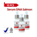 PAKET BUNDLING 10 PCS SERUM DNA SALMON ROSECARE HALAL MUI BPOM