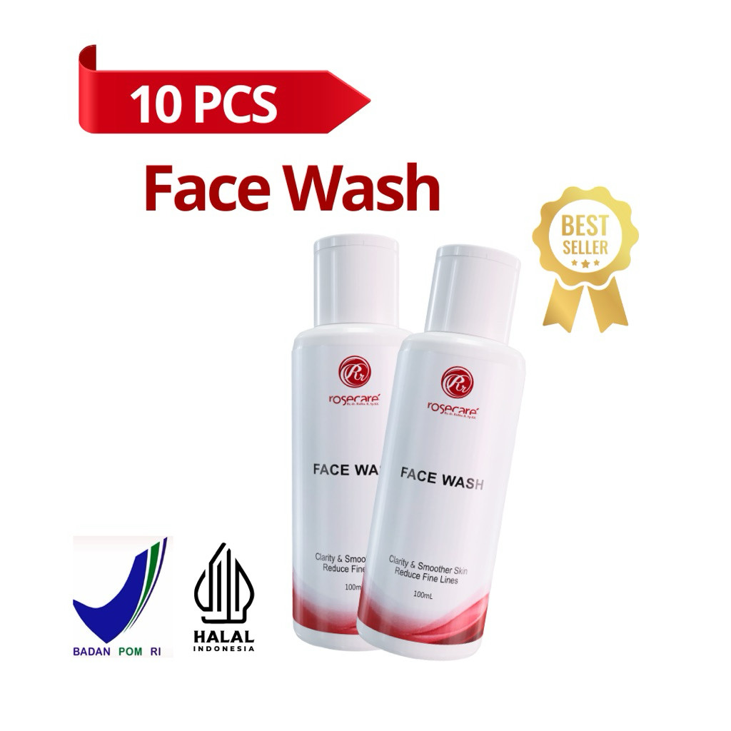id-11134207-7ra0p-mbe0tekvc3bt57.jpg PAKET BUNDLING 10 PCS FACE WASH ROSECARE DRY TO NORMAL SKIN HALAL MUI BPOM CERTIFIED NON SLS - Gambar 1