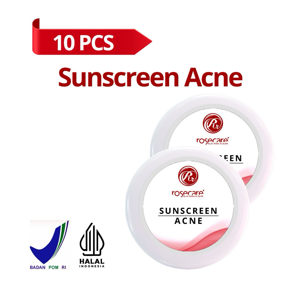 id-11134207-7ra0q-mbe1bnntxjso67.jpg PAKET BUNDLING 10 PCS SUNSCREEN ACNE ROSECARE HALAL MUI BPOM CERTIFIED GLOWING SKIN - Gambar 1