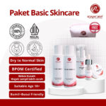 PAKET BASIC SKINCARE GLOWING BPOM HALAL ROSECARE PRIA REMAJA BUSUI BUMIL FRIENDLY