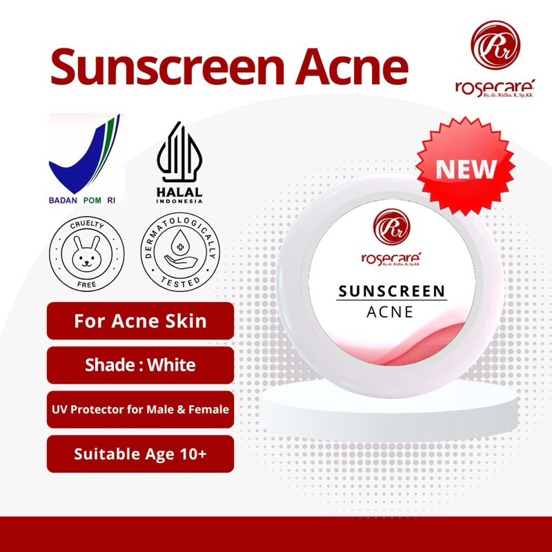 id-11134207-7rbk0-m94jb97ajjsy2b.jpg SUNSCREEN ACNE PELEMBAB ACNE FORTE CREAM JERAWAT ACNE GEL SKINCARE JERAWAT UV PROTECTOR SPF 50 NON COMEDOGENIC - Gambar 1